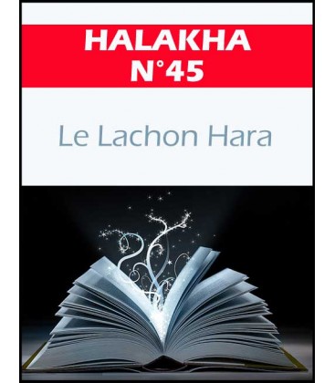 halakha 45 le lachon ara