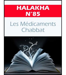 HALAKHA N 85 Les medicaments chabbat (pdf)