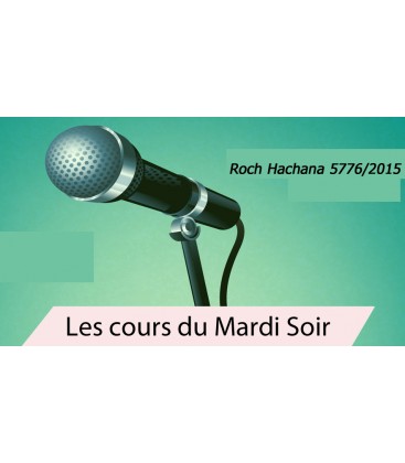 Mardi 9 septembrer 2015 Roch Hachana 2015