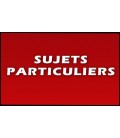 SUJETS PARTICULIERS